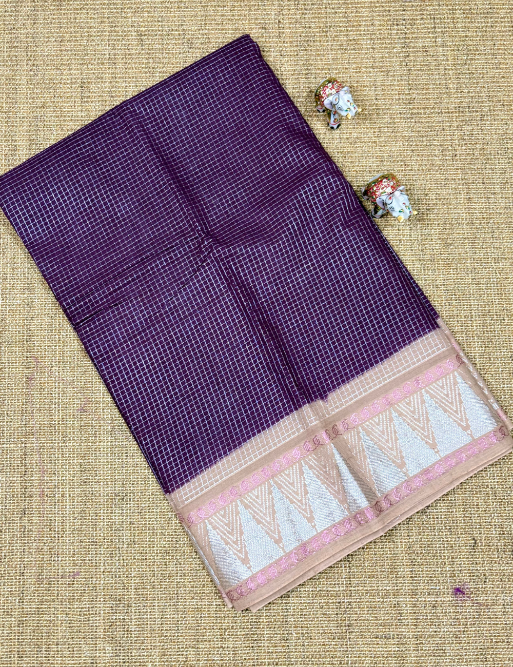 COFFEE BROWN COTTON SAREES