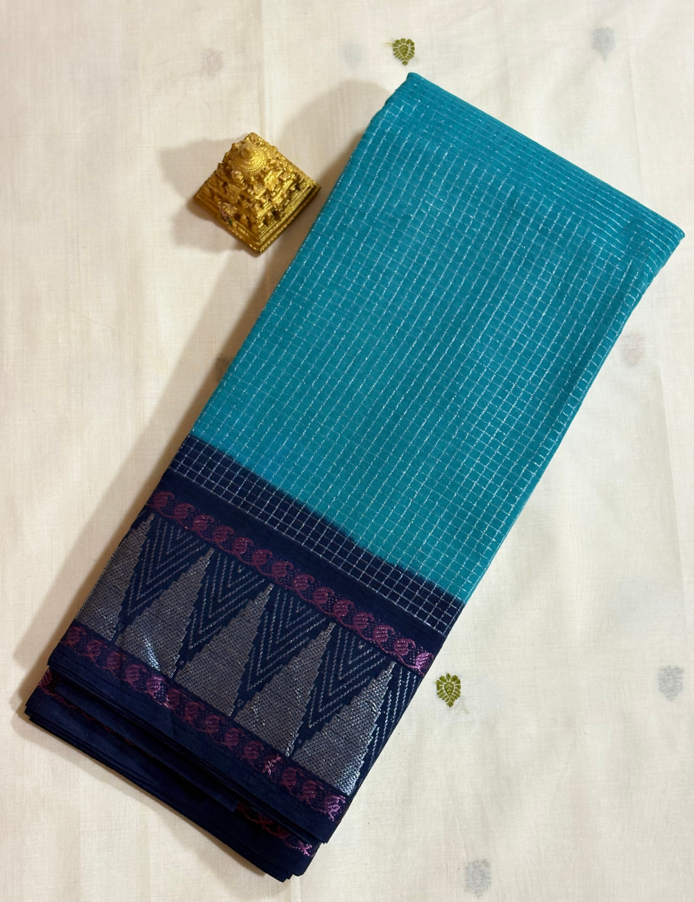 Light Blue COTTON SAREES