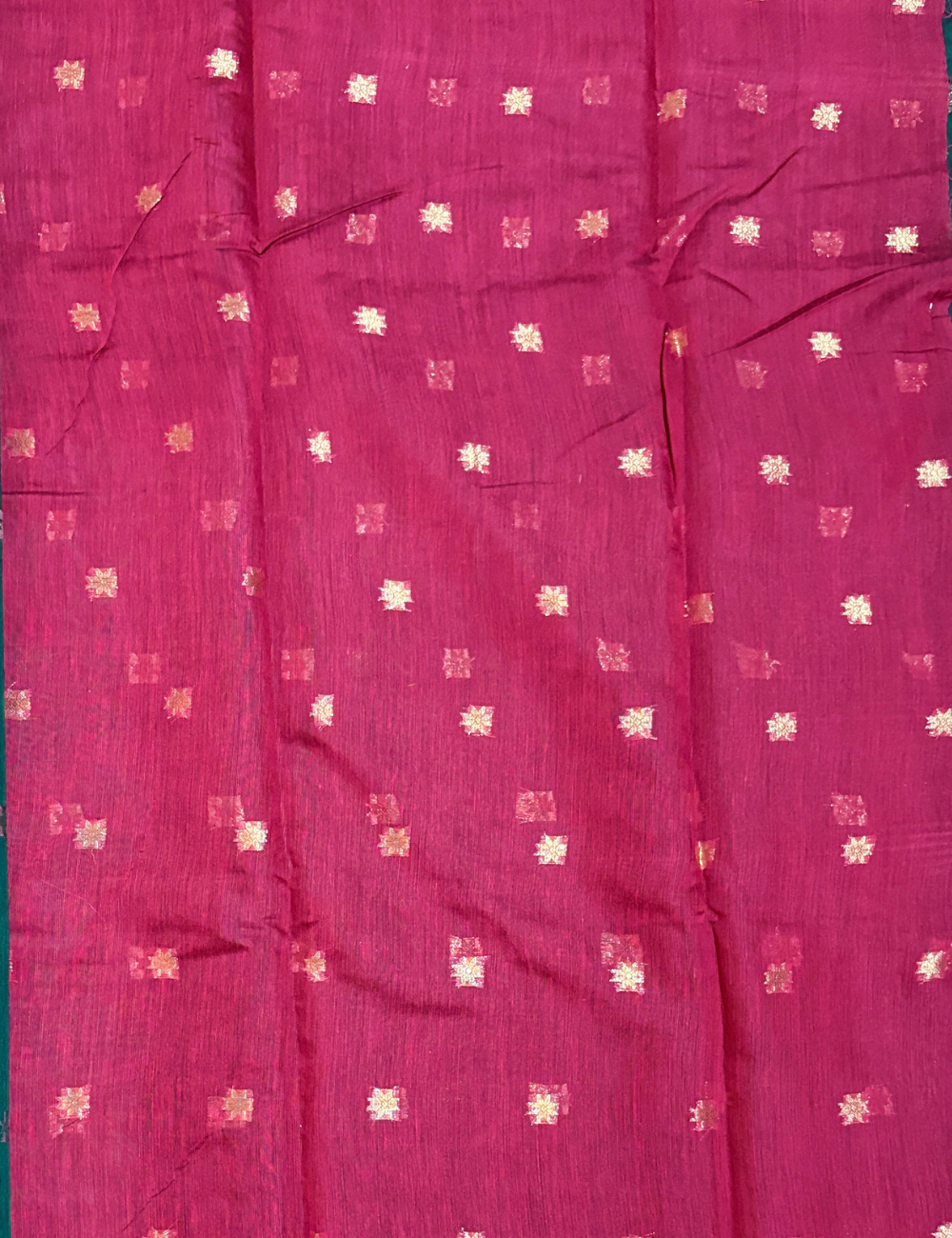 Black & Pinkish red with Zari Border Kalyani Cotton Saree