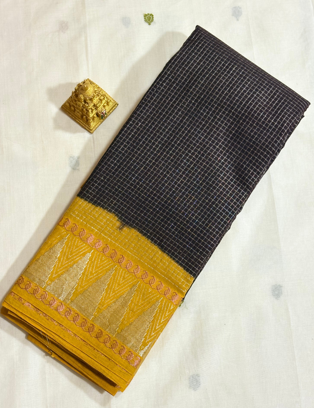 BLACK COTTON SAREES