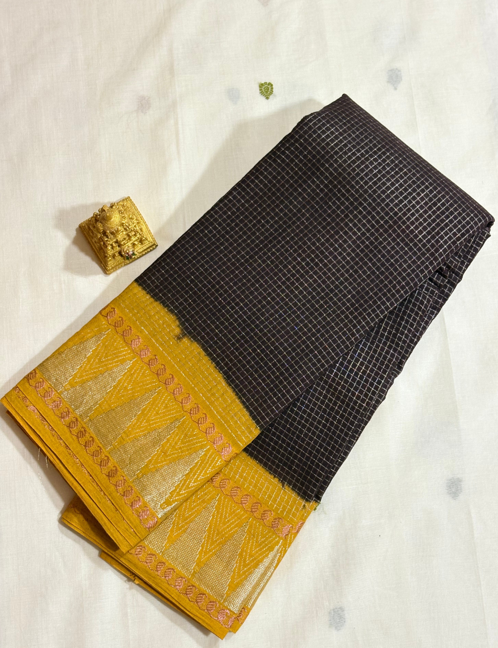 BLACK COTTON SAREES