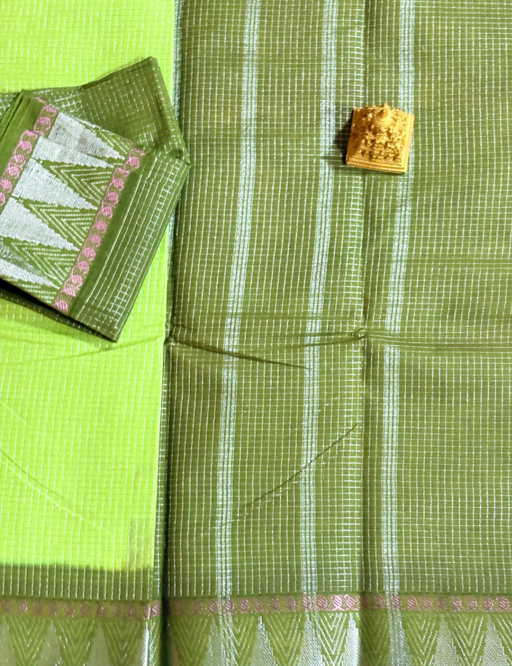 Green COTTON SAREES