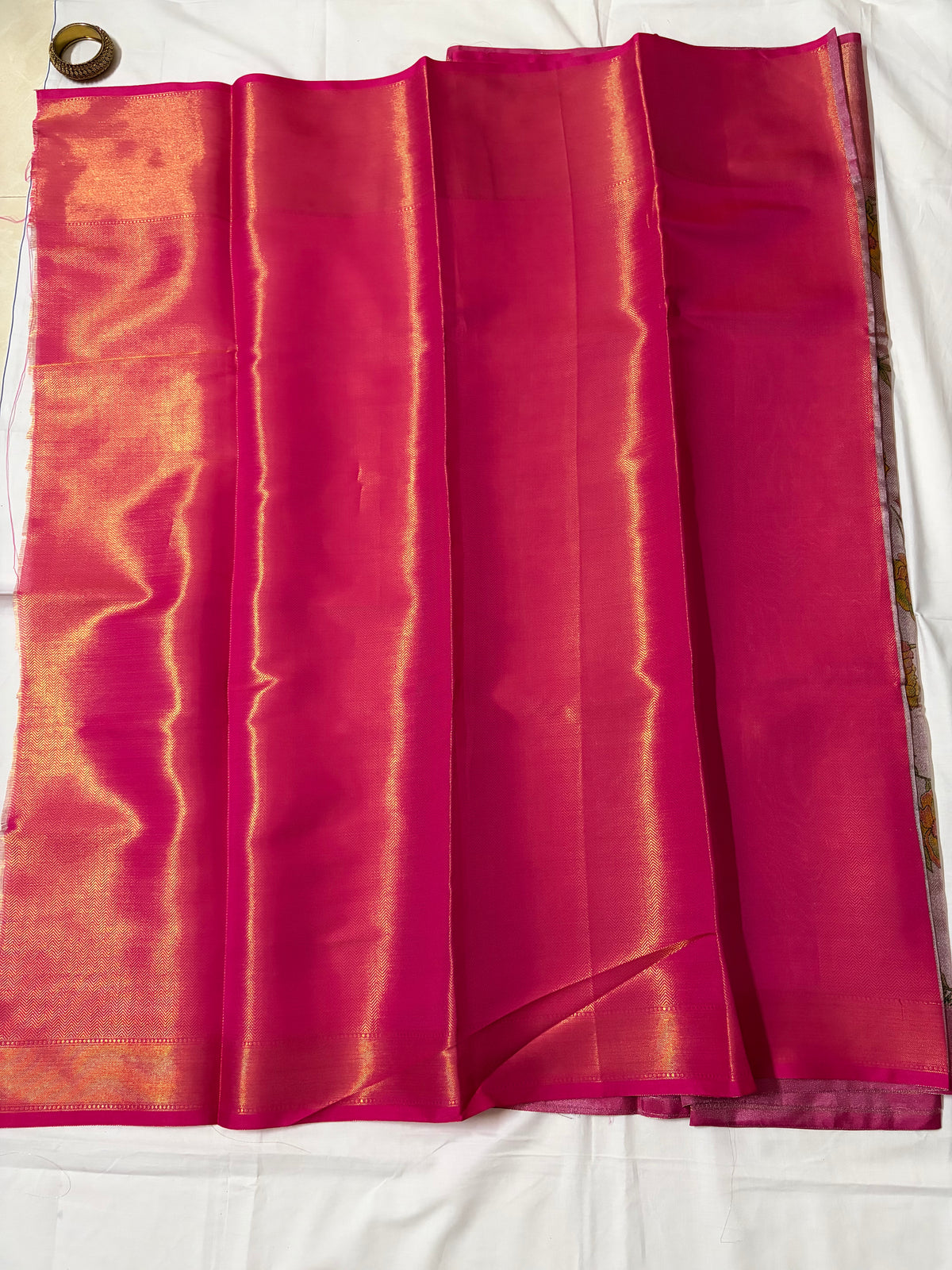 Jothika Inspired Pink Floral Saree