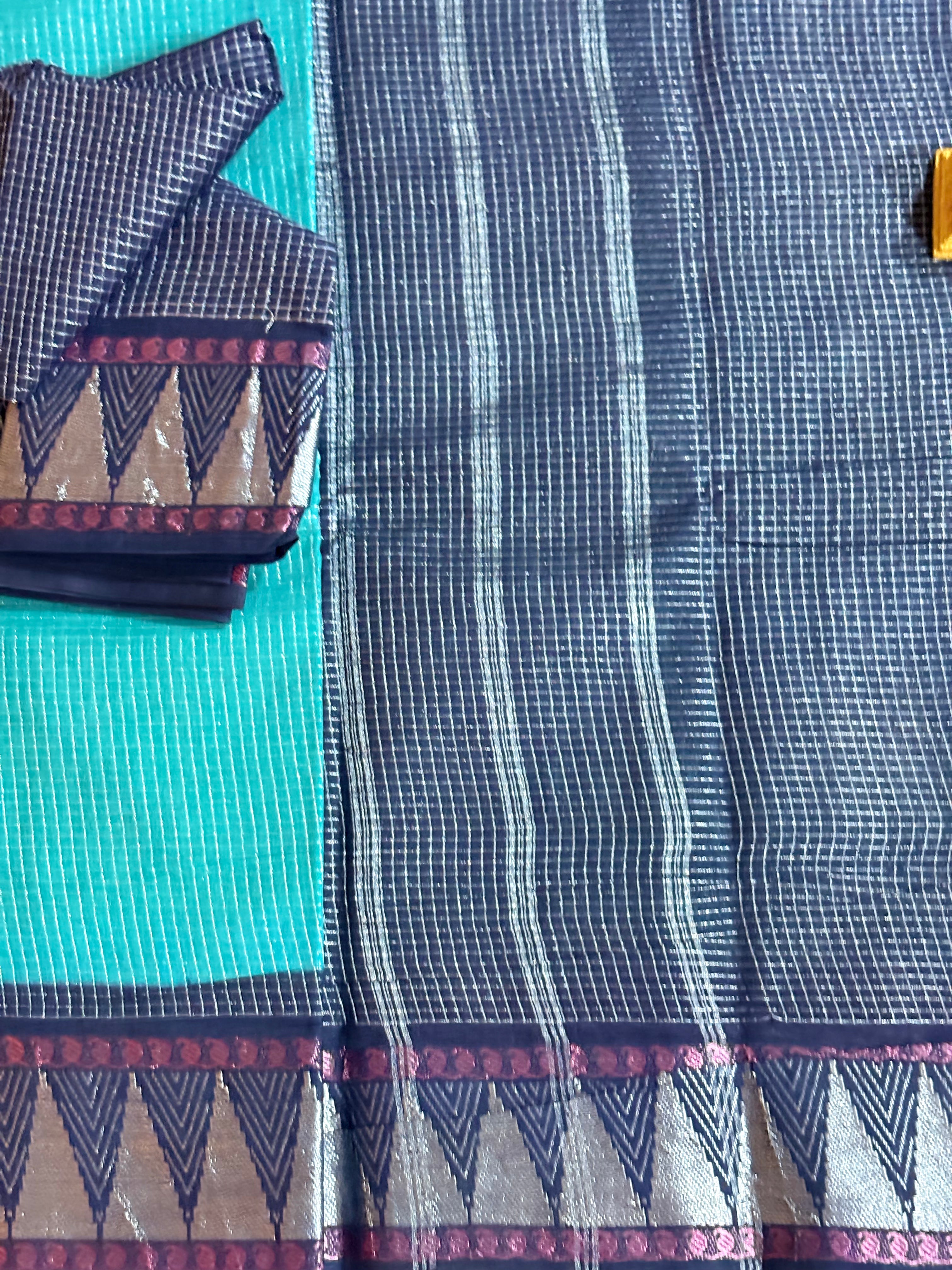 Light Blue COTTON SAREES