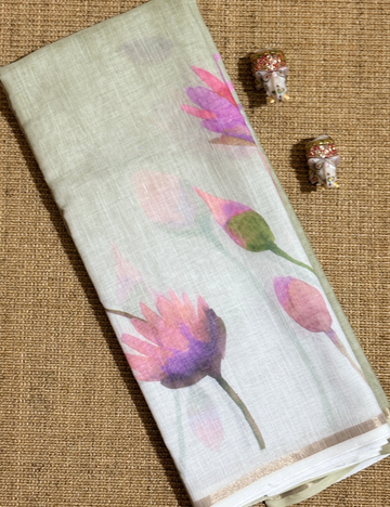 LINEN SAREE