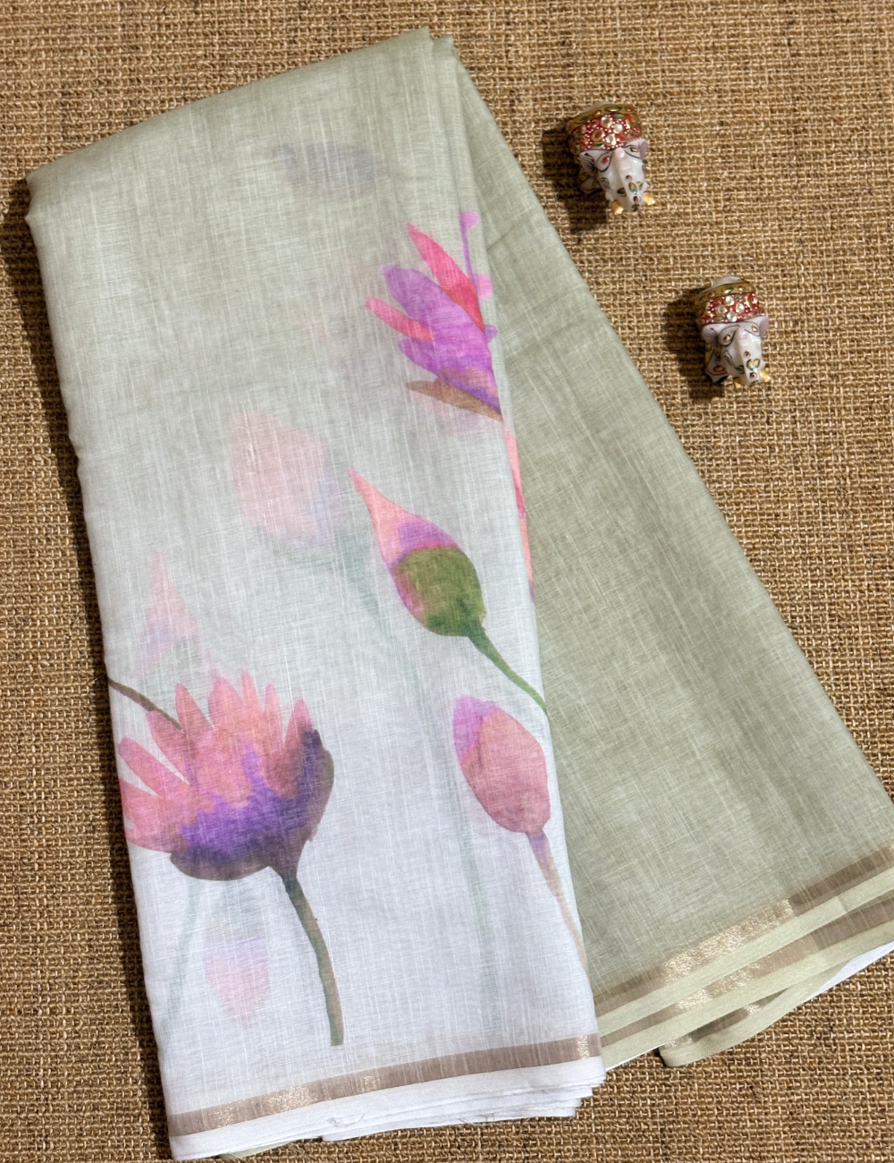 LINEN SAREE