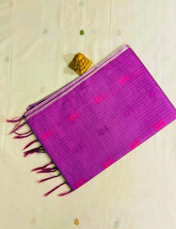 Pink IKAT Saree