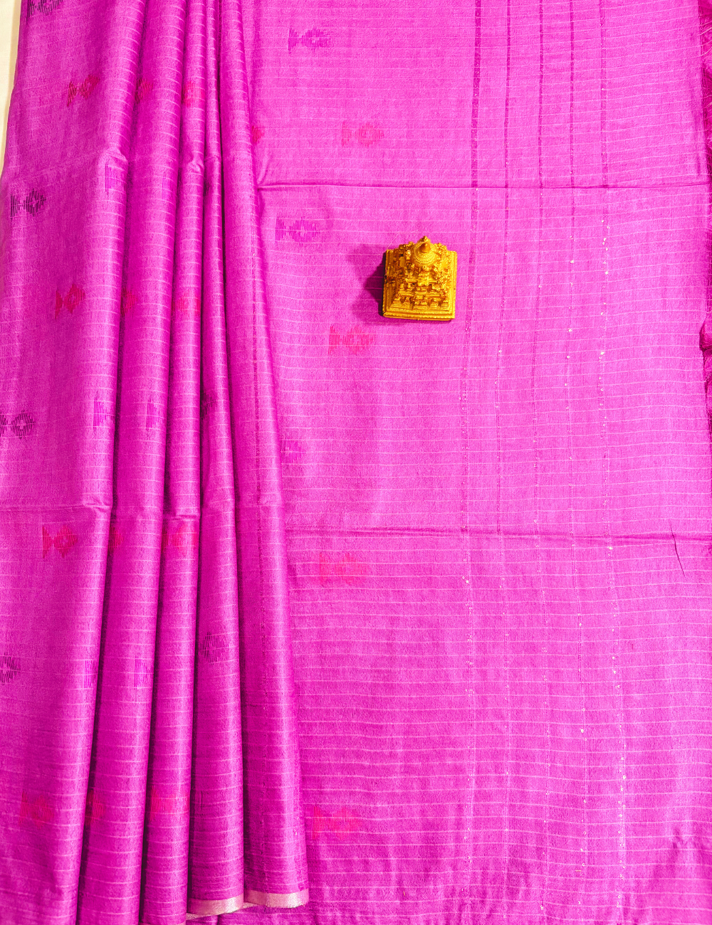 Pink IKAT Saree