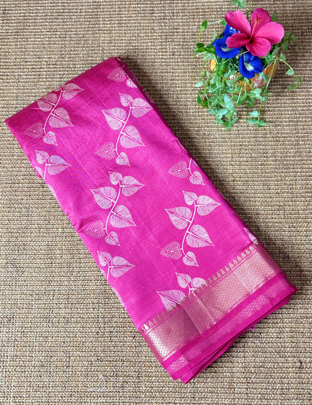 PRINTED SILK SAREE