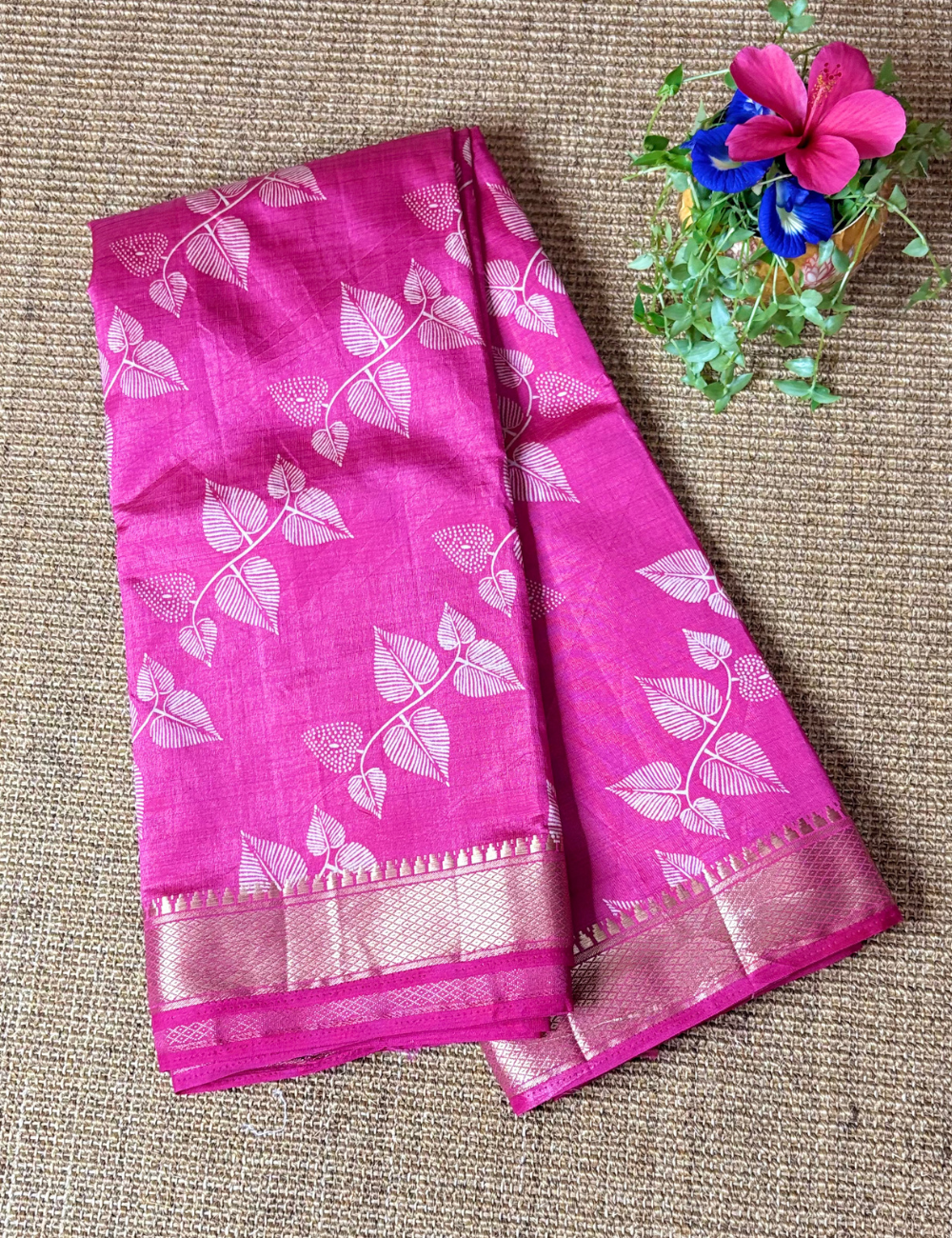 PRINTED SILK SAREE