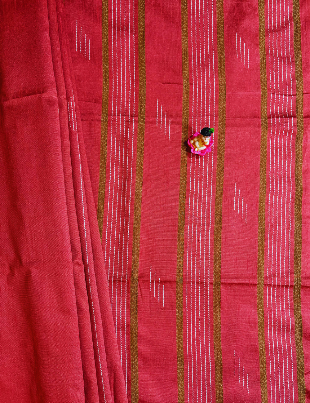 Rosewood  Raw Silk Saree