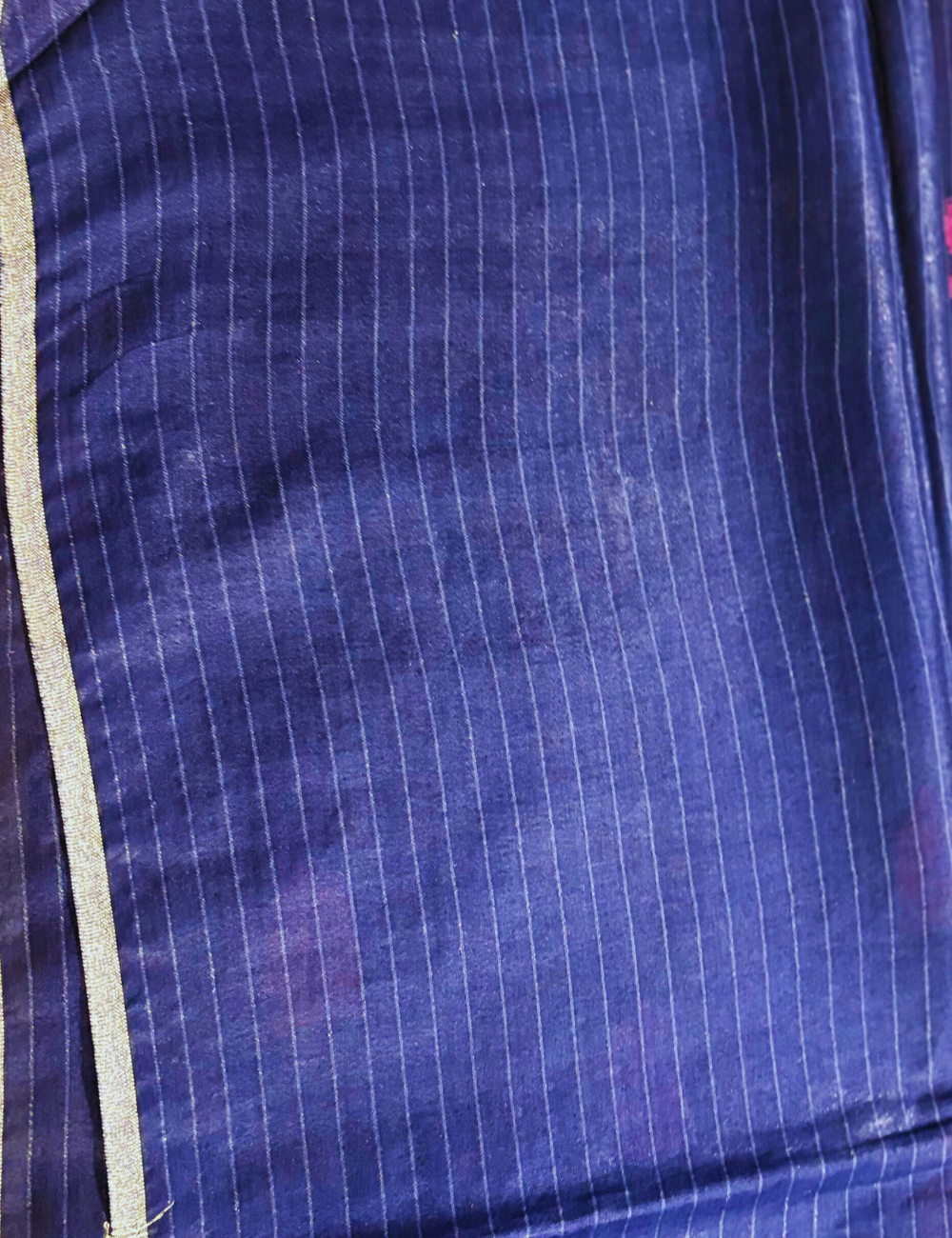 Navy  Blue  IKAT Saree