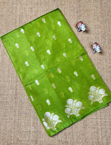 Green Viscose Silk Saree