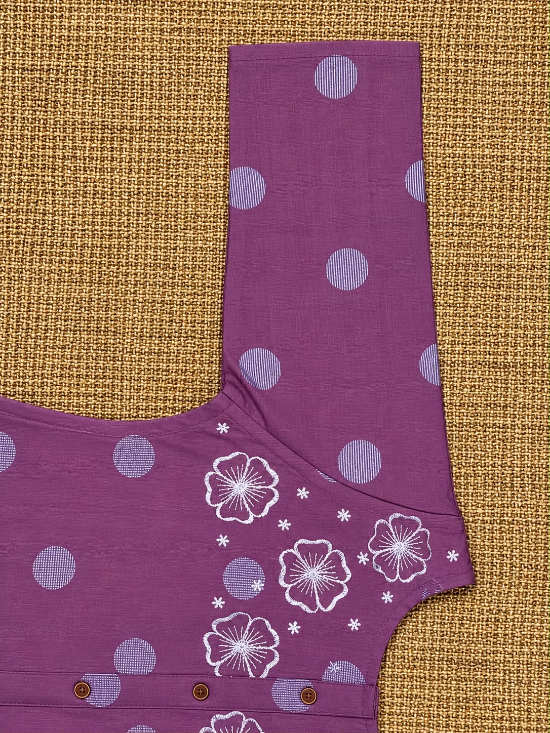 Elegant Pure Cotton Printed Kurta with Lining