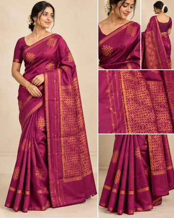 Kolam Silk Saree Set