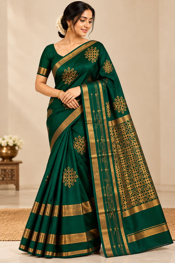 Kolam Silk Saree Set