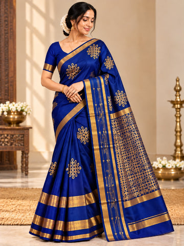 Kolam Silk Saree Set