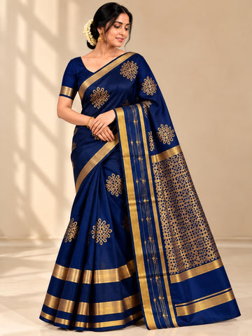 Kolam Silk Saree Set