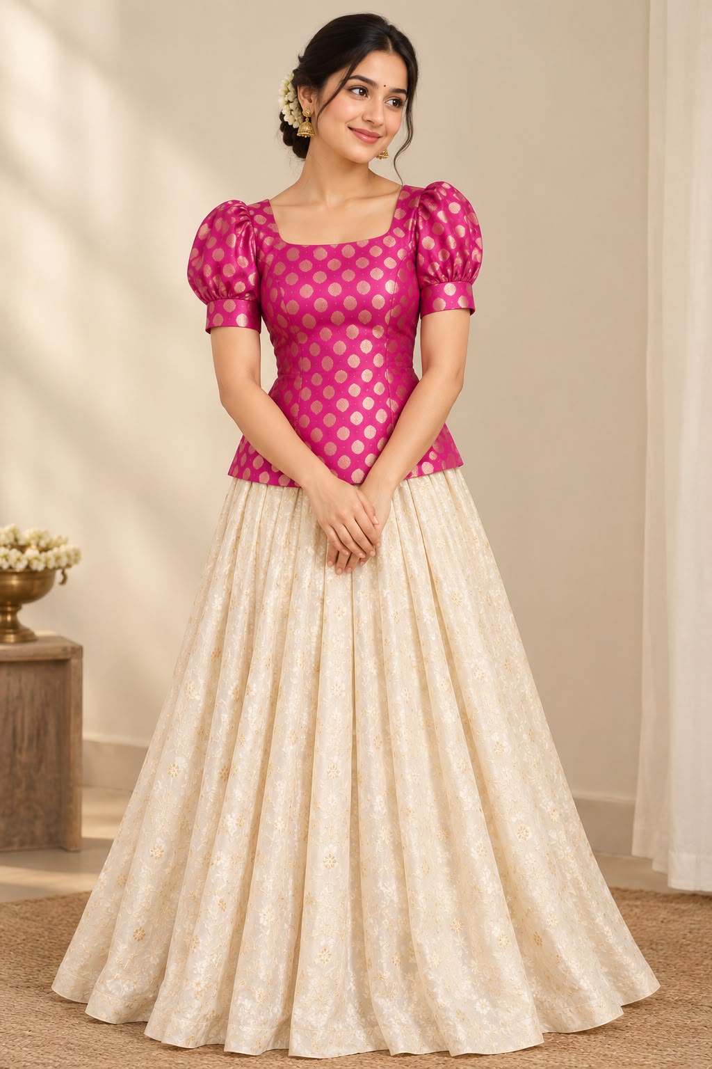 Elegant Ethnic Lehenga with Lining