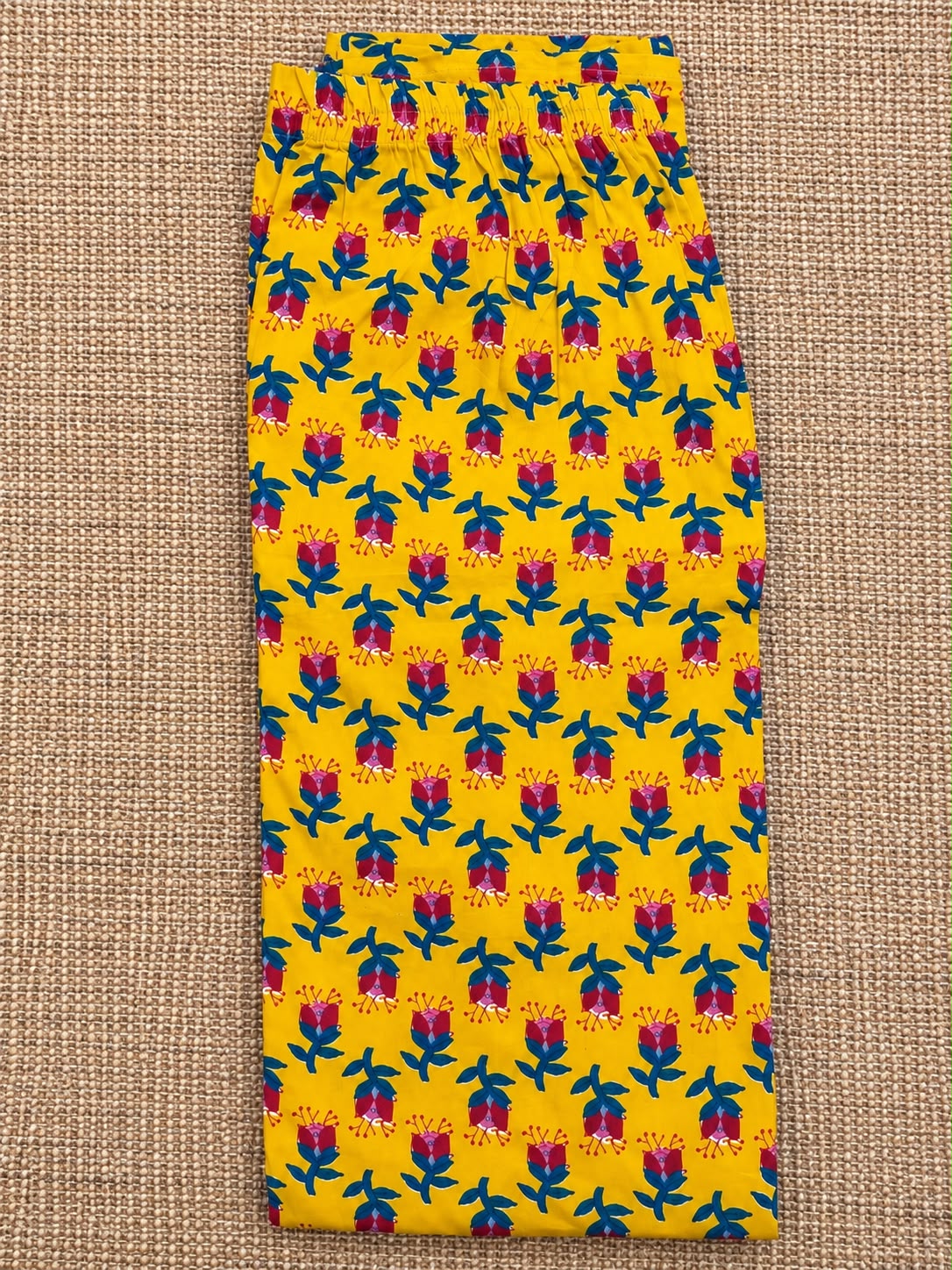 Mustard Floral Anarkali with Dupatta