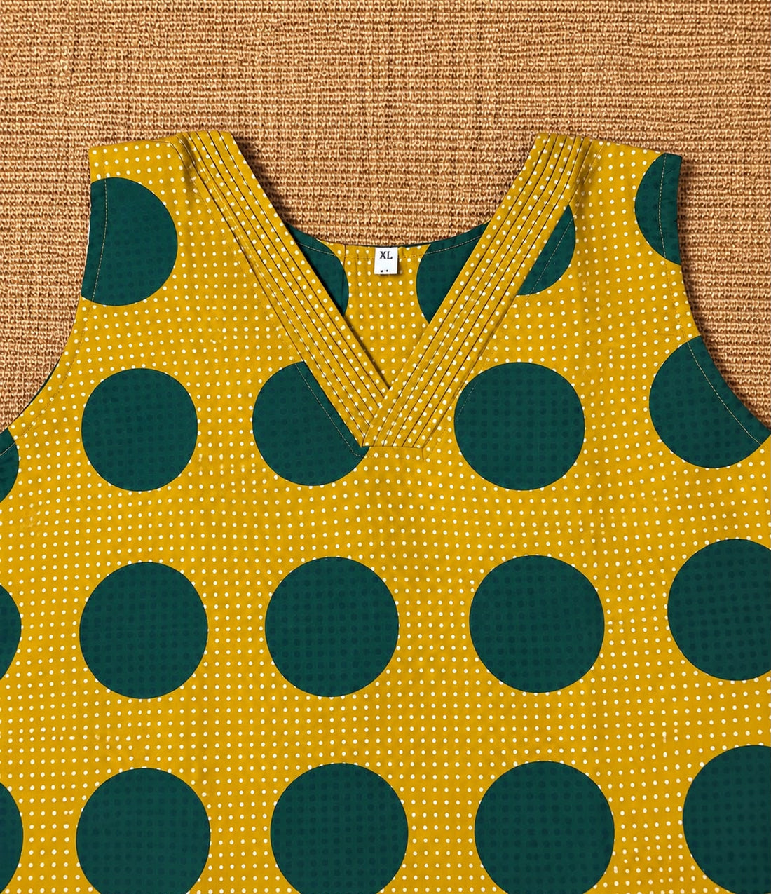 Premium Pure Cotton Sleeveless Dress with Top