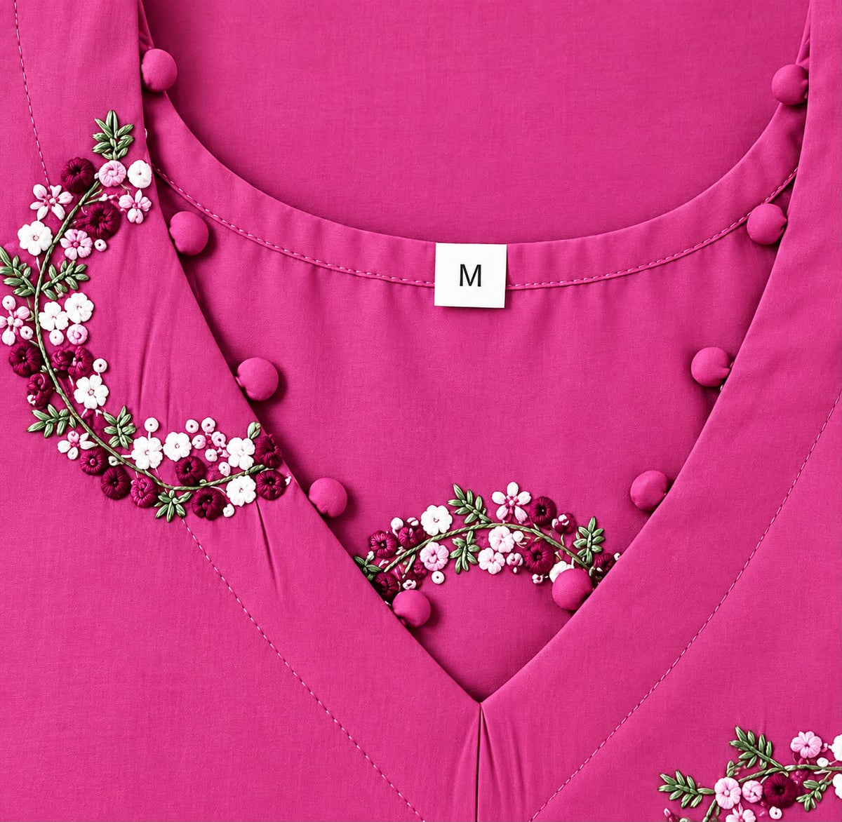 Pink Embroidered Co-Ord Set