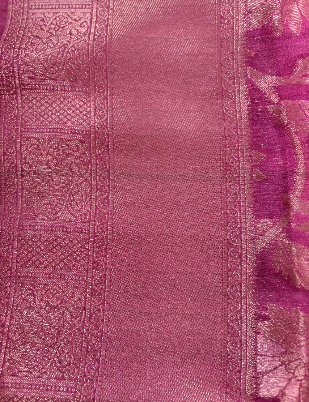 Royal Pink Banarasi Silk Saree