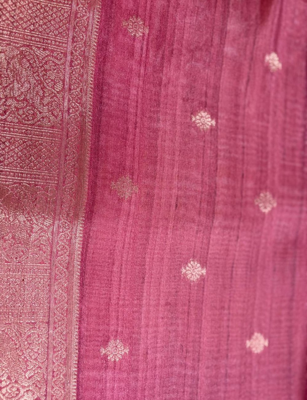 Royal Pink Banarasi Silk Saree