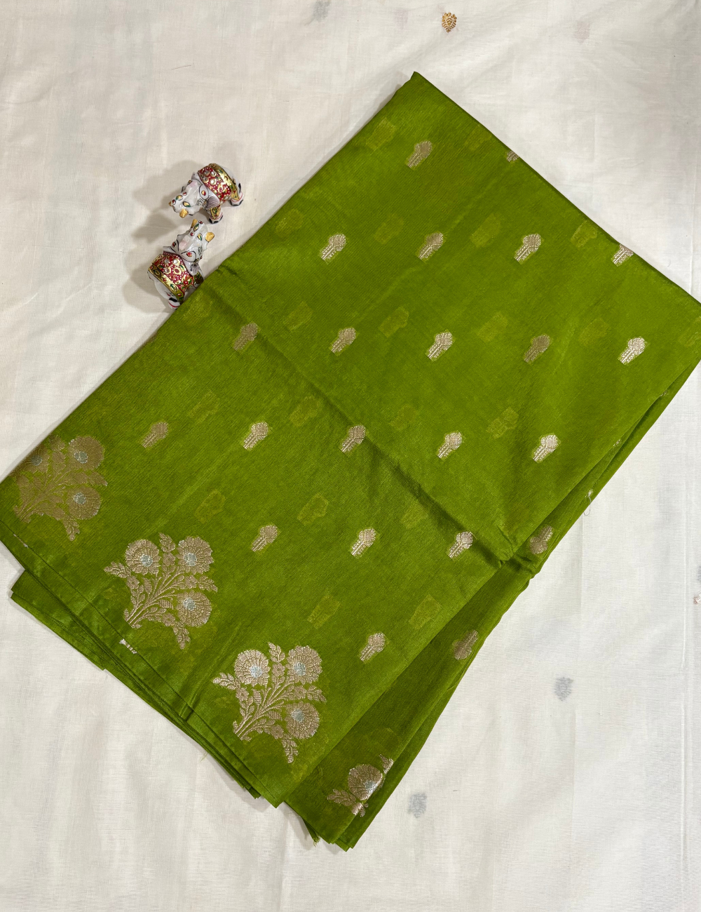 Green Viscose Silk Saree